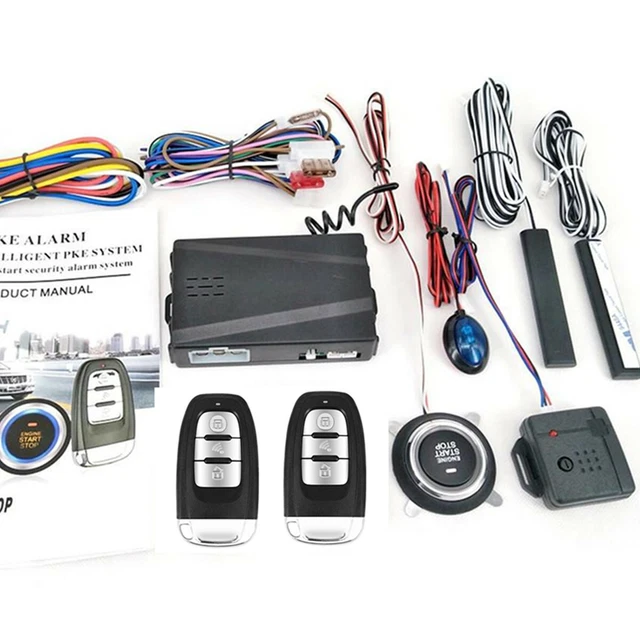 Car Engine Start Stop Security PKE Alarm System One-button Push Remote Starter