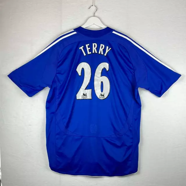 Chelsea 2006-2008 Home Shirt - Terry 26 Print - 2XL - Very Good Condition