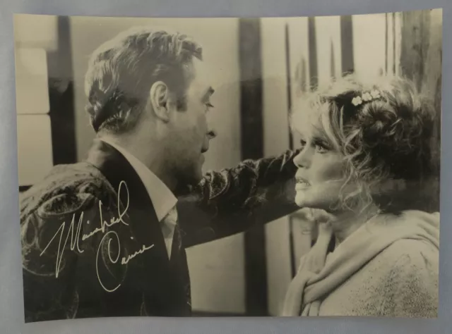 ***CHARMING Michael Caine hand signed photo Pisces English Cockney Actor