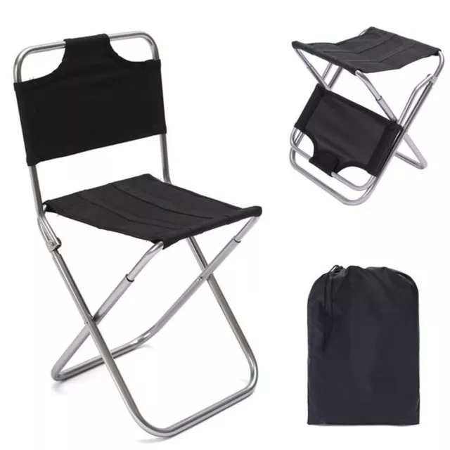 Folding Chair Aluminum Alloy Camping Chair BBQ Stool Portable Folding Stool