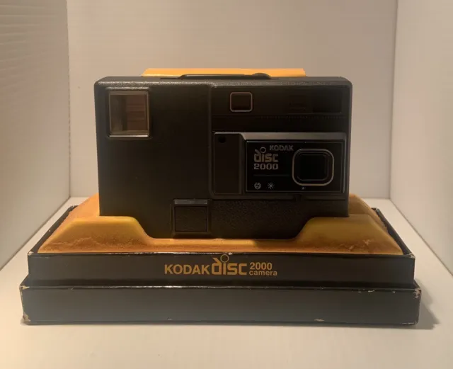 KODAK Disc 2000 Camera - CONDITION EXCELLENT - In Box With ALL Accessories
