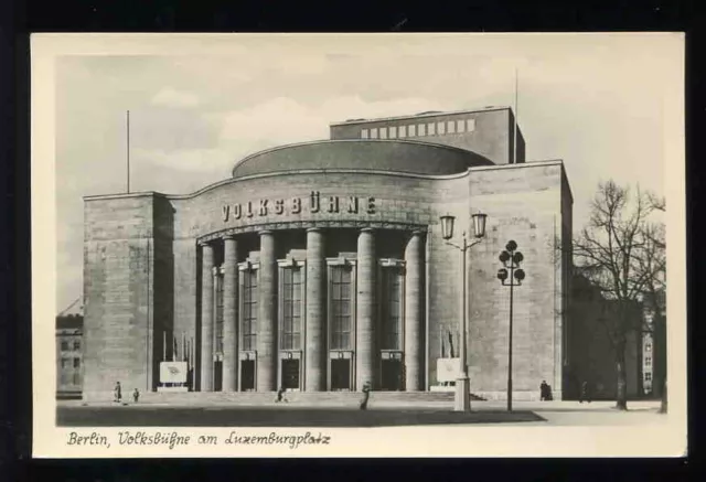 Ansichtskarte Berlin Volksbühne um 1955 ungelaufen