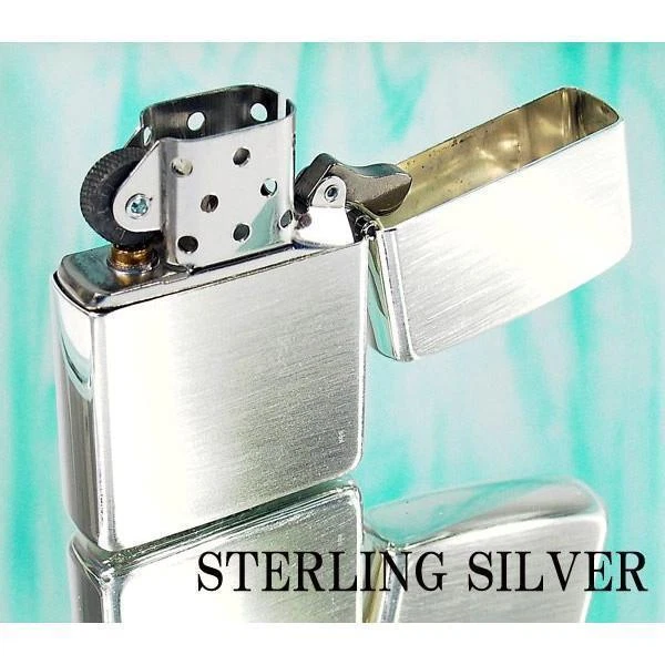 Zippo Sterling Silver 925  13 Brushed Finish   No Gloss Hairline