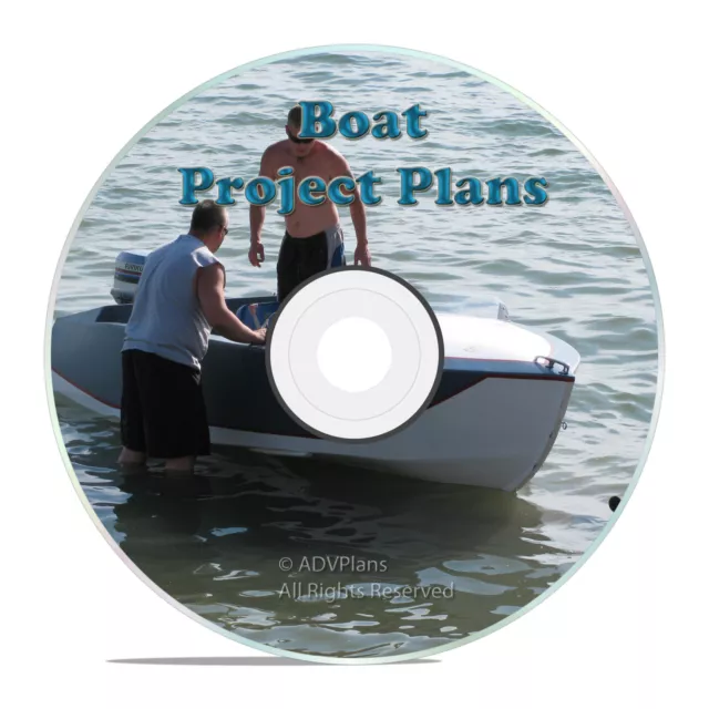 220 Boat Plans Canoe House Boats Inboard Kayaks, Wood Boat Building Plans on DVD