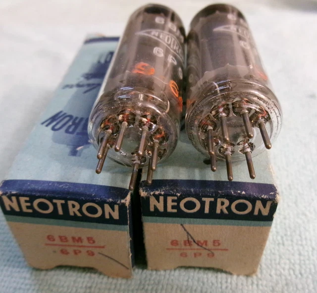 Tube Électronique (Lampe/Vanne) BELVU 6BM5/6P9 - Occasion Fonctionnel - Pour Ampli/Radio Vintage