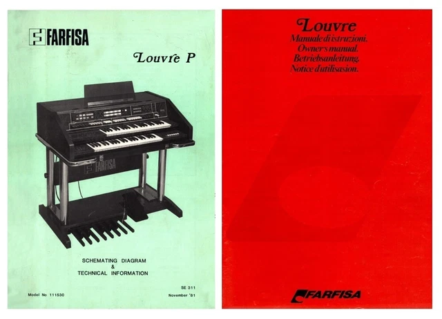 FARFISA VIP-61 SERVICE Manual Schematic Diagrams Schaltplan Schema