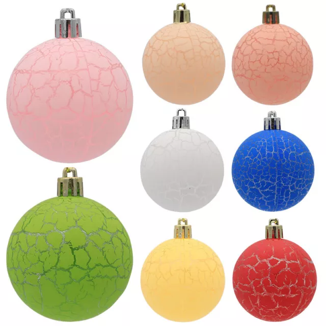 6X Christmas Tree Balls Baubles Xmas Tree Hanging Ornament Home Party Decoration