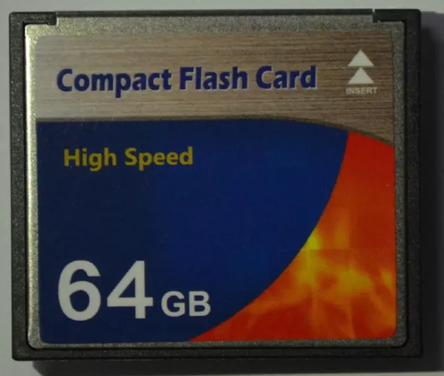 Neuf 64 GB Carte Mémoire Compact Flash High Speed Cf pour Digital Appareil Photo