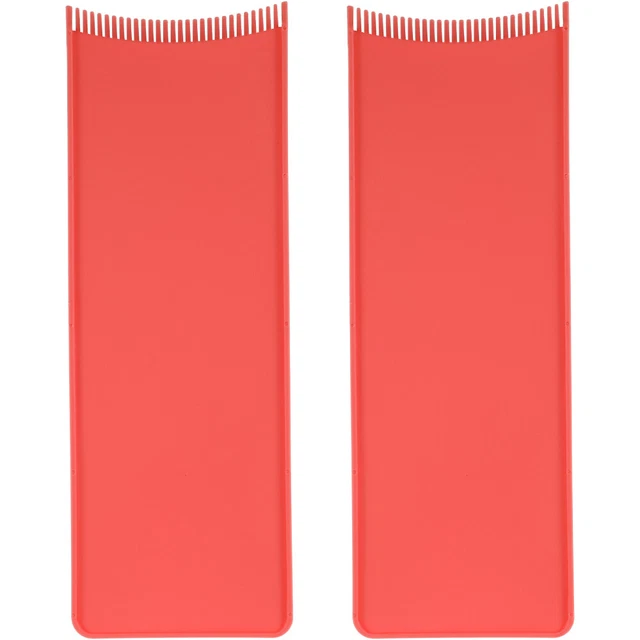 2 Pcs Haarfärbeplatte Rattenschwanzkamm Haarfärbebrett Suite Textmarker