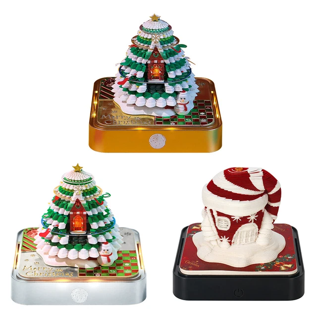 3D Notepad Paperwill Earth 3D Calendar 2024 3D Memo Christmas Notes Offices Paper Pad Block Birthday Gift Notes 3D DIY Notepad