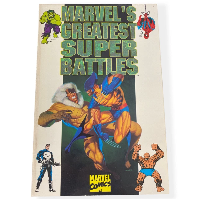 Marvel’s Greatest Super Battles Tpb Marvel Comics Claremont Mcfarlane Jim Lee