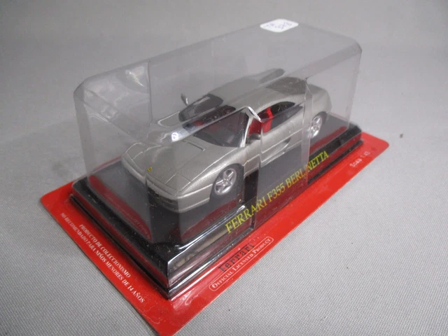 Miniature Ferrari 348 TS Altaya IXO Presse - Échelle 1:43 - Couleur Argentée - Occasion Très Bon état
