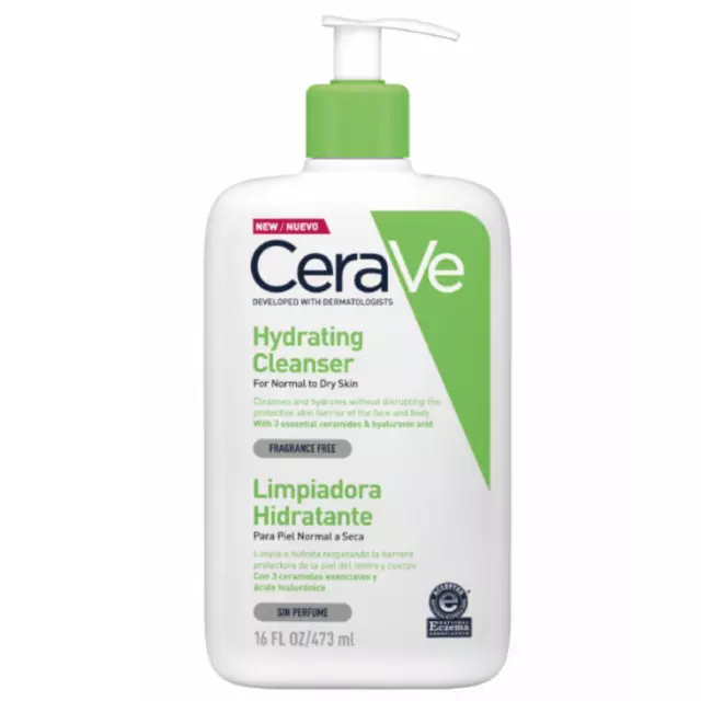 Limpiador facial hidratante CeraVe 16 FL OZ 473 ml