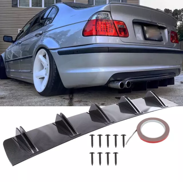 Heck Diffusor Lippe Stoßstange hinten Heckspoiler Fender für E46 M-Paket Coupe