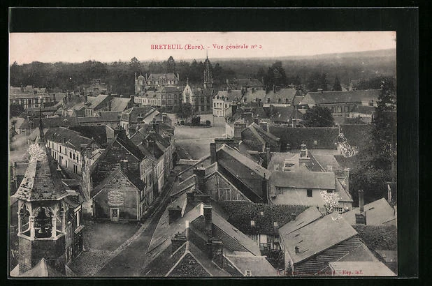 CPA Breteuil, Vue générale