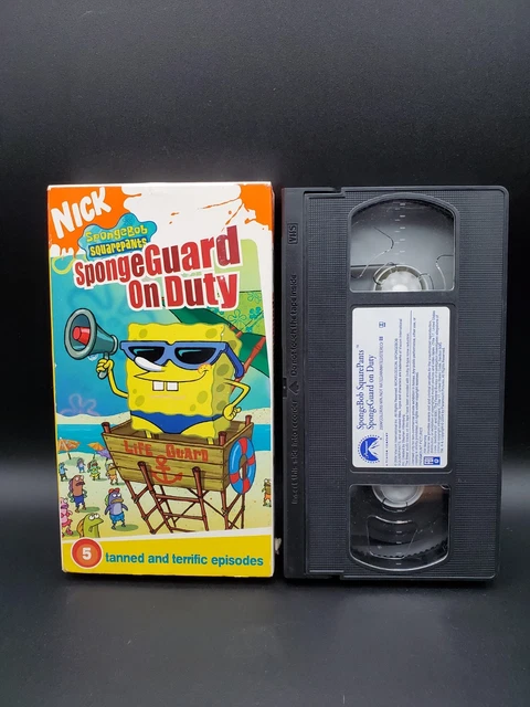 Spongebob Spongeguard On Duty Vhs