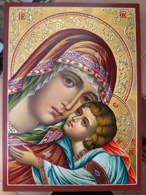 Orthodox icon 30x40m , handpainted , handamde , gift , Mother of God