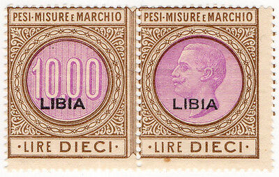 (I.B) Italy (Libya) Revenue : Pesi, Misure e Marchio 10L (Weights & Measures)