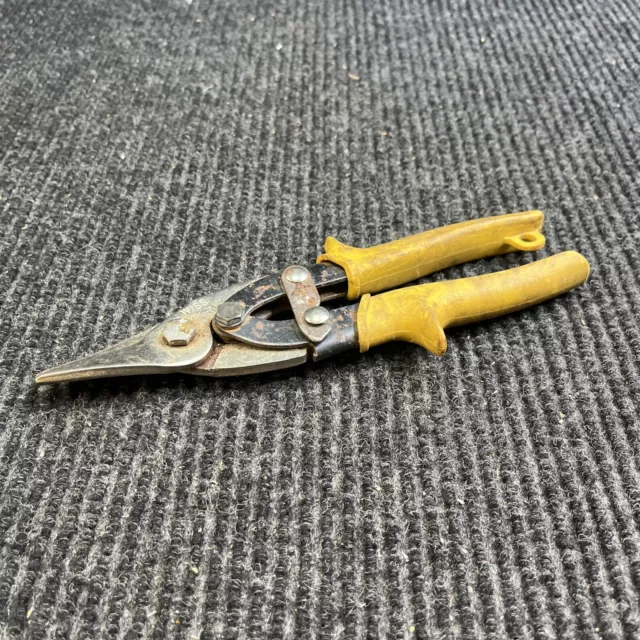 🔥🔥🔥Wiss Straight Cut Mpc-3 Aviation Snips Made In The Usa Yellow Handle