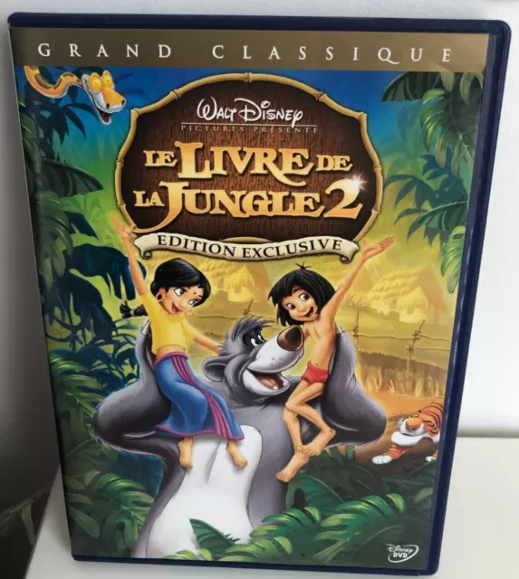 Edition Exclusive Dvd Walt Disney Le Livre De La Jungle 2 N° 69 Losange Jaune