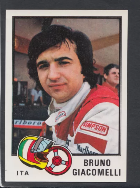 Panini F1 Grand Prix Sticker, No 111 Bruno Giacomelli Motor Racing, Sports