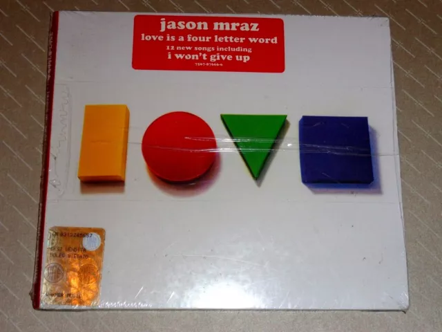 Jason Mraz  -  Love Is A Four Letter Word  -  Enhanced Cd 2012  Nuovo Sigillato