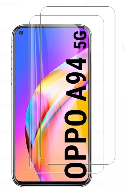 2x OPPO A94 5G Panzerfolie Verbundglas Schutzglas Echt Hart 9H Displayschutz