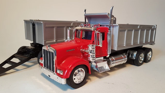 Miniature MACK 6x4 avec remorque porte grumes 2 Essieux et grumes