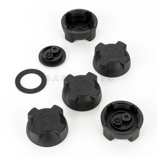 Col De Remplissage De Tuyau De Radiateur En Ligne 38 Mm OD Avec Affichage De La Température T6061 En Aluminium Poli Pour Voitures