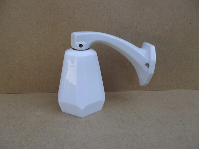 Ancienne applique salle de bain art deco porcelaine Limoges et opaline
