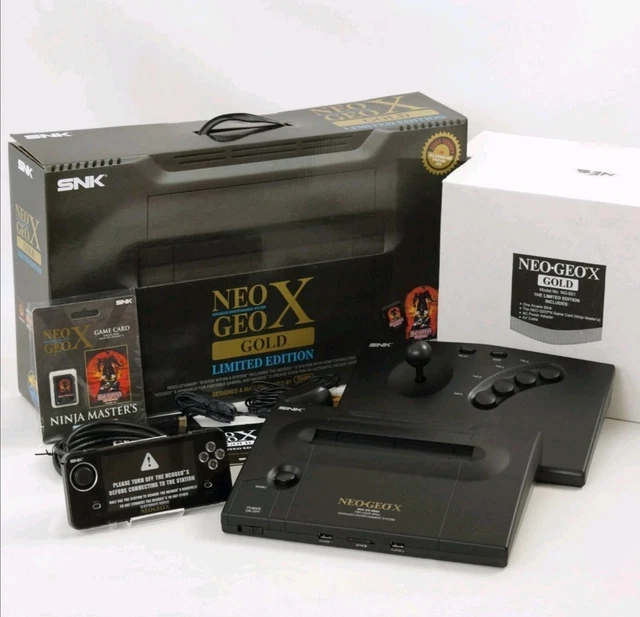 Boîte Vide Pour Console Neo Geo X Gold Limited Edition - Version Européenne