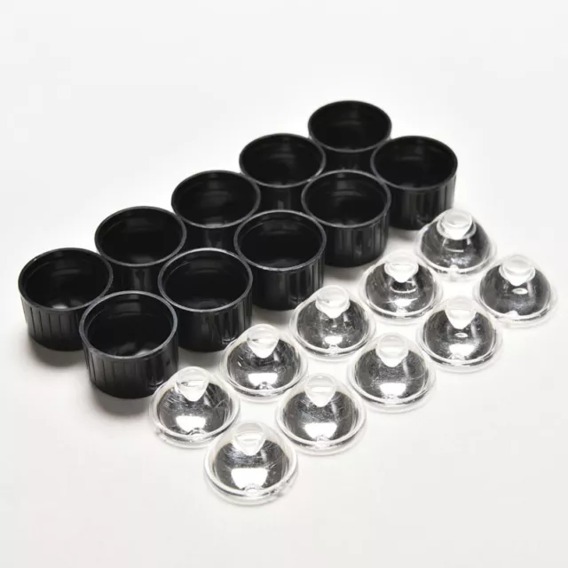 5 degree Lens Reflector Collimator with Holder Set For 1w 3w 5w LED FY