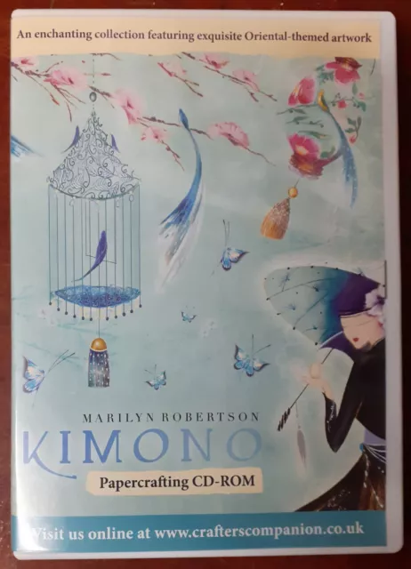 Kimono CD-ROM Compañero de Artesanos Temáticos del Lejano Oriente ** Excelente **