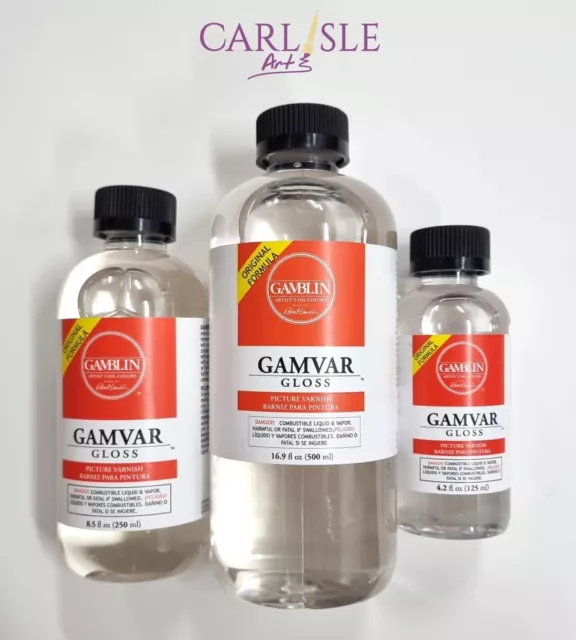Gamblin Gamvar Picture Varnish Satin 125 ml, 250 ml - Choose Size
