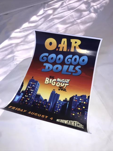 O.A.R & GOO GOO DOLLS The Big Night Out Merriweather Post Pavilion Poster 11x17