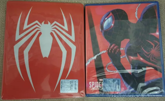 SPIDERMAN (STEELBOOK LIMITED) PS4 + Spiderman Miles Morales PS5