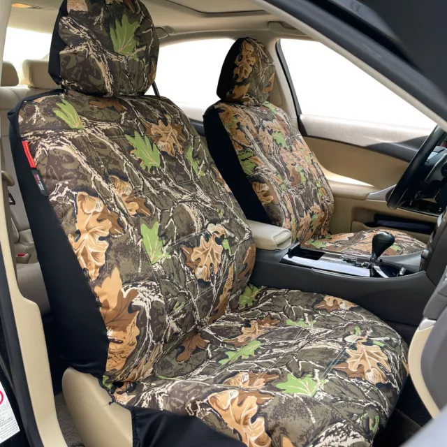 Canvas Seat Covers For Toyota Landcruiser 79 Series Double Cab 2012-On Tree Camo