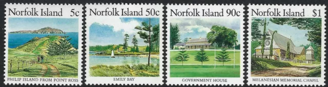 1987 Norfolk Island SG# 405-420 Scenes Part 1 set of 4 Mint MUH MNH