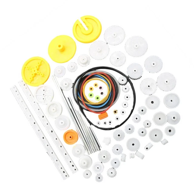 Set di ingranaggi in plastica di alta qualità per kit modello robot auto fai da