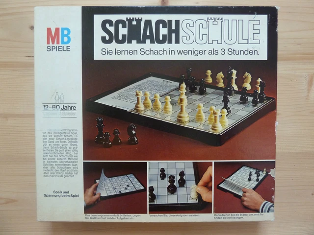 SCHACH-SCHULE: Sie lernen Schach in weniger als 3 Stunden (MB / 1973) - genial!