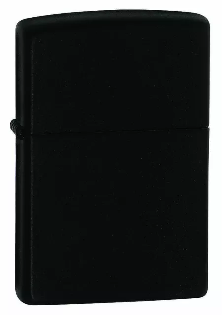 Genuine Zippo Windproof Lighter (90218) Black Matte Gift Boxed / Brand New