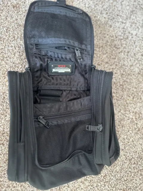 Tumi Alpha Hanging Travel Kit Soft Duffel Bag Carry On 
