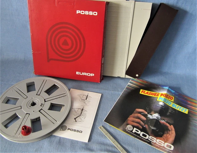 BOBINA VACÍA NORMAL-8 + SUPER-8 NUEVO EMBALAJE ORIGINAL ESTÁNDAR 8mm 120 METROS BOBINA DE PELÍCULA CARRETE
