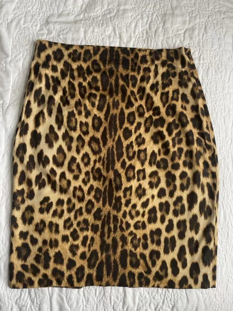 Leopard print pencil skirt zara clearance