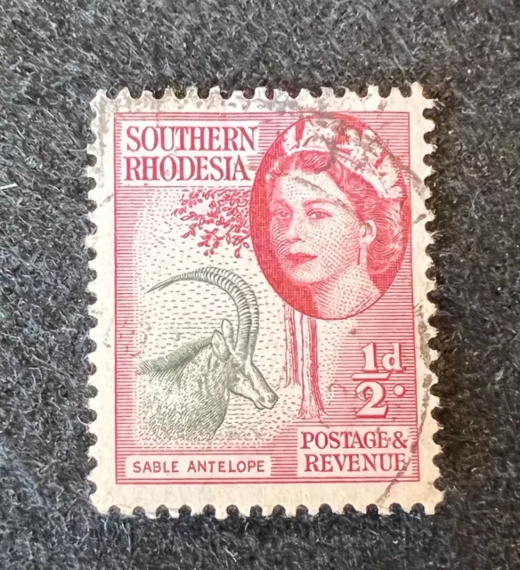 QEII Southern Rhodesia SG 78-86 (1953) Short Set of 9, 1/2d to 1/-, Used