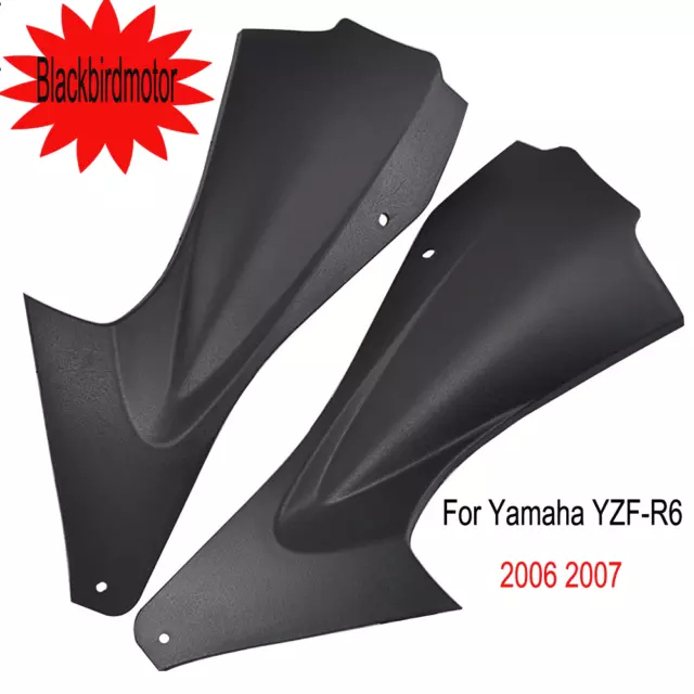 Side Air Duct Cover Fairing Insert Part For Yamaha YZF R6 2006-2007 Carbon Fiber