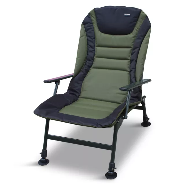 ABODE® CARP FISHING Camping Folding Easy-Arm™ Lo-Armchair Sport Chair  £69.99 - PicClick UK