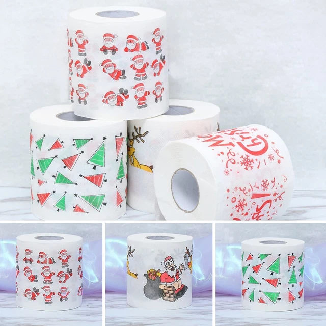 noël salon fournitures de noël décor de noël papier toilette liste des tissus