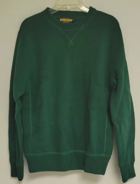 Ralph Lauren Rugby Mens Wool Crew Neck Sweater Hunter Green Sz Small/S