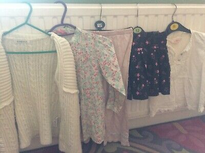 Large Bundle Girls Age 5-6 Years Clothes, All Good Clean Condition